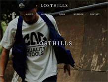 Tablet Screenshot of losthills.jp